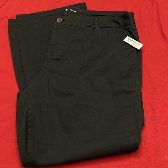 Old Navy | Mid Rise Boot Cut Khaki - Picture 4 of 5